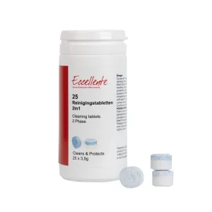 2 phase cleaning tablets 25 pcs out